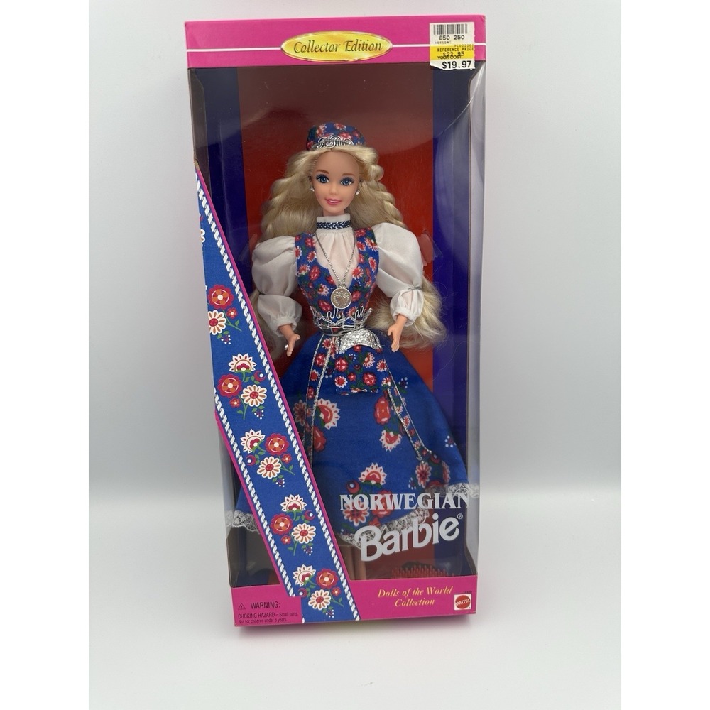 Norwegian Barbie Dolls Of The World Collection Mattel Dolls Of The World 1995